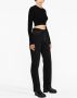 Marine Serre Cropped top Zwart - Thumbnail 4