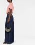 Marine Serre Elips Moon Diamant kleine tas Zwart - Thumbnail 2