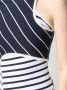 Marine Serre Gestreepte jurk Blauw - Thumbnail 5
