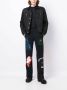 Marine Serre Broek met grafische print Zwart - Thumbnail 2