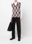 Marine Serre Intarsia vest Zwart - Thumbnail 2