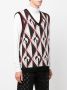 Marine Serre Intarsia vest Zwart - Thumbnail 3