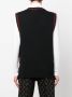 Marine Serre Intarsia vest Zwart - Thumbnail 4