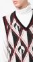 Marine Serre Intarsia vest Zwart - Thumbnail 5