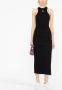 Marine Serre Jurk met print Zwart - Thumbnail 2