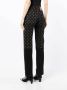 Marine Serre Straight jeans Zwart - Thumbnail 4