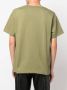 Marine Serre T-shirt met geborduurd logo van biologisch katoen Groen - Thumbnail 4