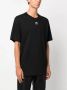 Marine Serre T-shirt met geborduurd logo Zwart - Thumbnail 3
