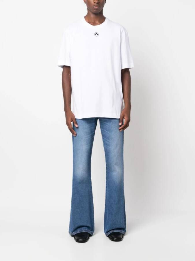 Marine Serre T-shirt met print Wit