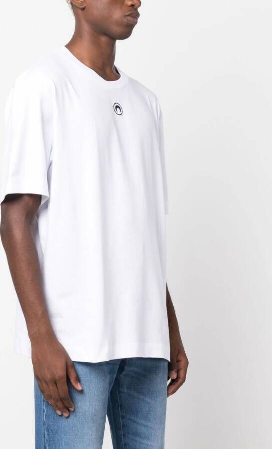 Marine Serre T-shirt met print Wit