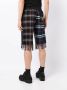 Marine Serre Shorts met tartan ruit Bruin - Thumbnail 4