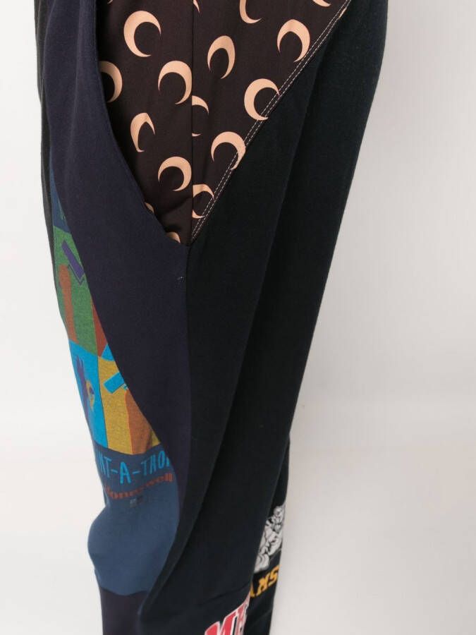 Marine Serre Trainingsbroek met grafische print Blauw