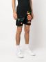 MARKET Trainingsshorts met grafische print Zwart - Thumbnail 3