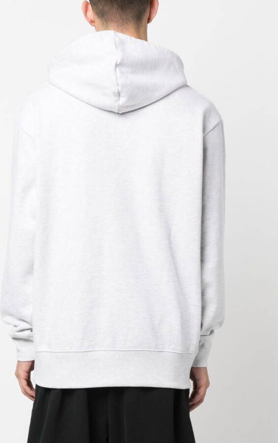 MARKET Hoodie met logoprint Grijs