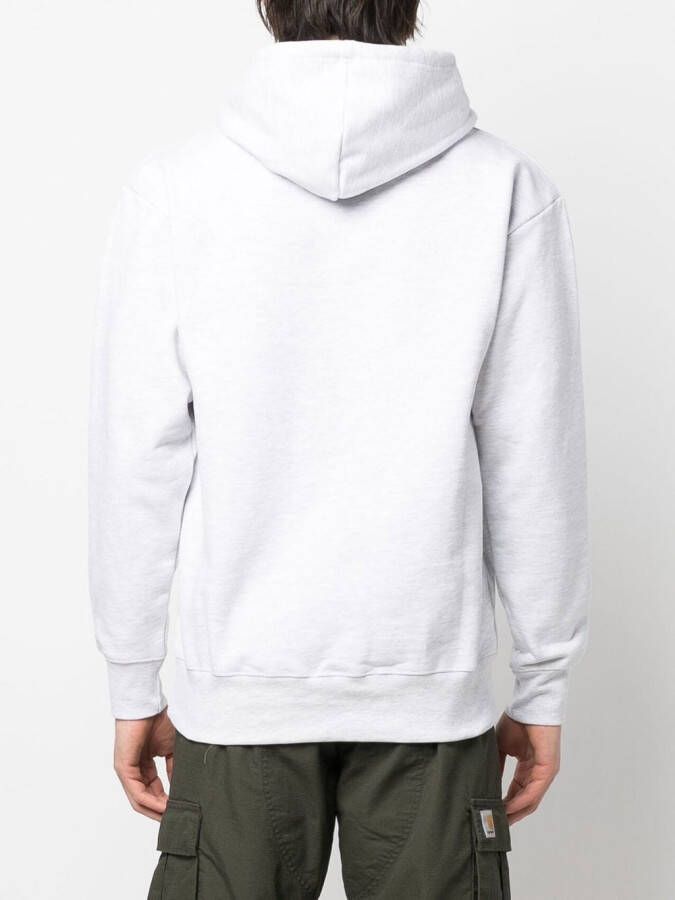 MARKET Hoodie met logoprint Grijs