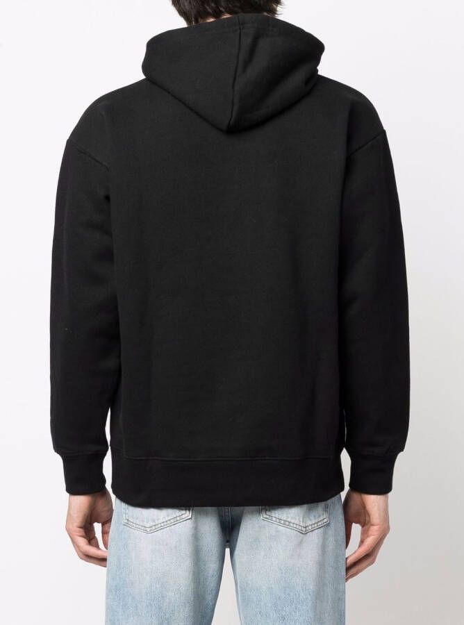 MARKET Hoodie met logoprint Zwart