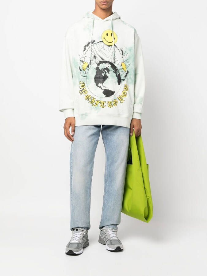 MARKET Hoodie met print Beige