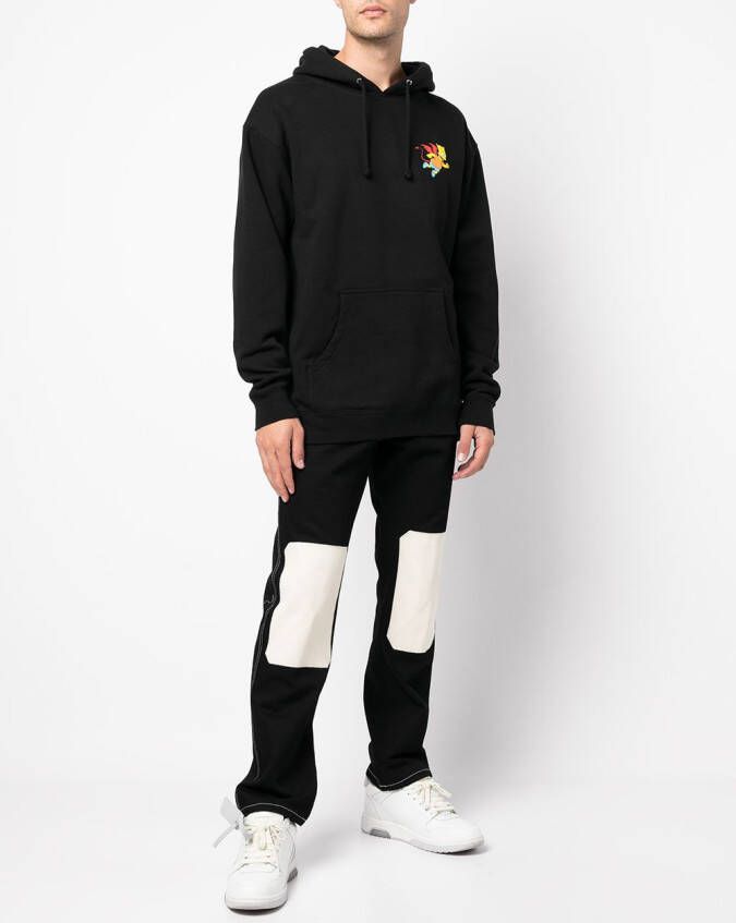 MARKET Hoodie met print Zwart