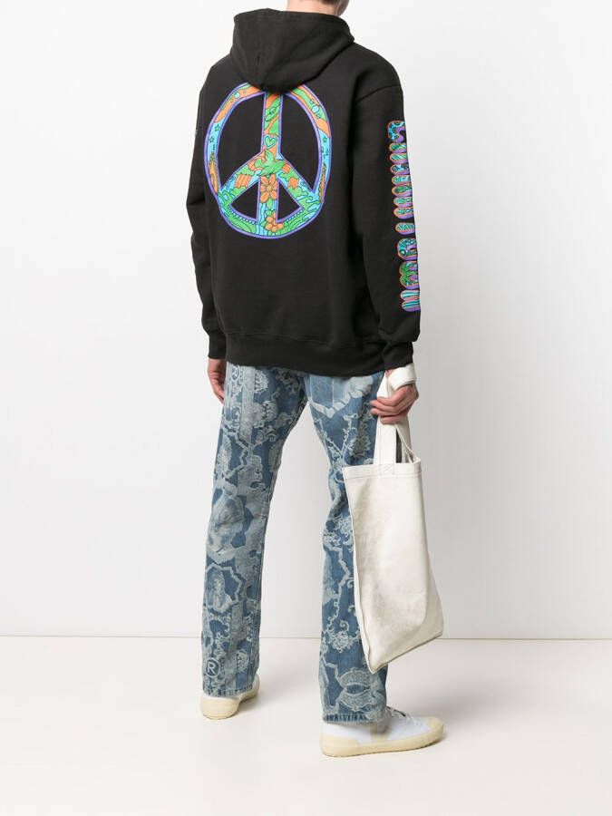 MARKET Hoodie met print Zwart