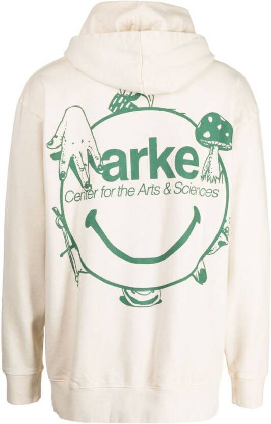 MARKET Katoenen hoodie Beige