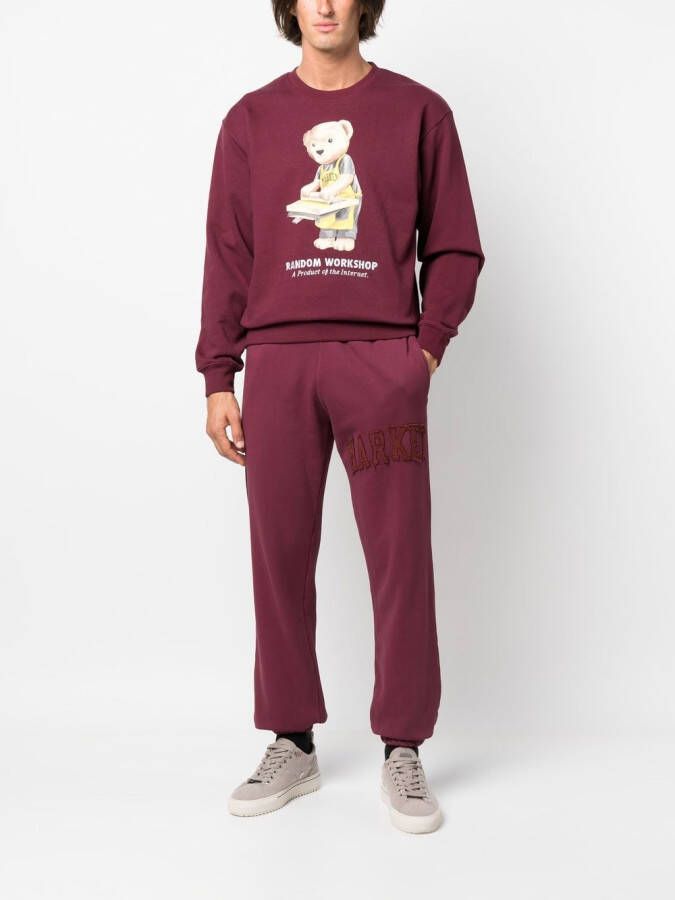 MARKET Sweater met print Rood