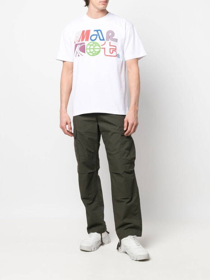 MARKET T-shirt met logoprint Wit