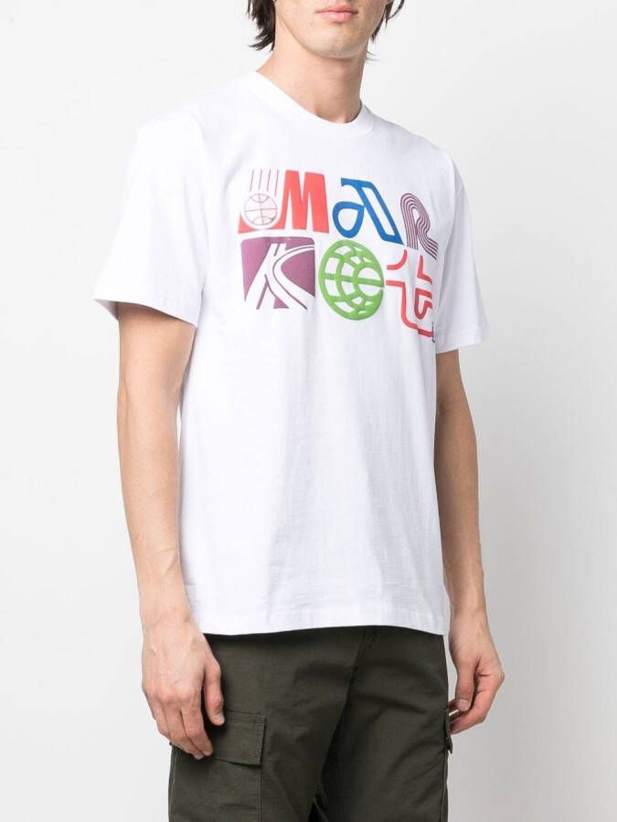 MARKET T-shirt met logoprint Wit