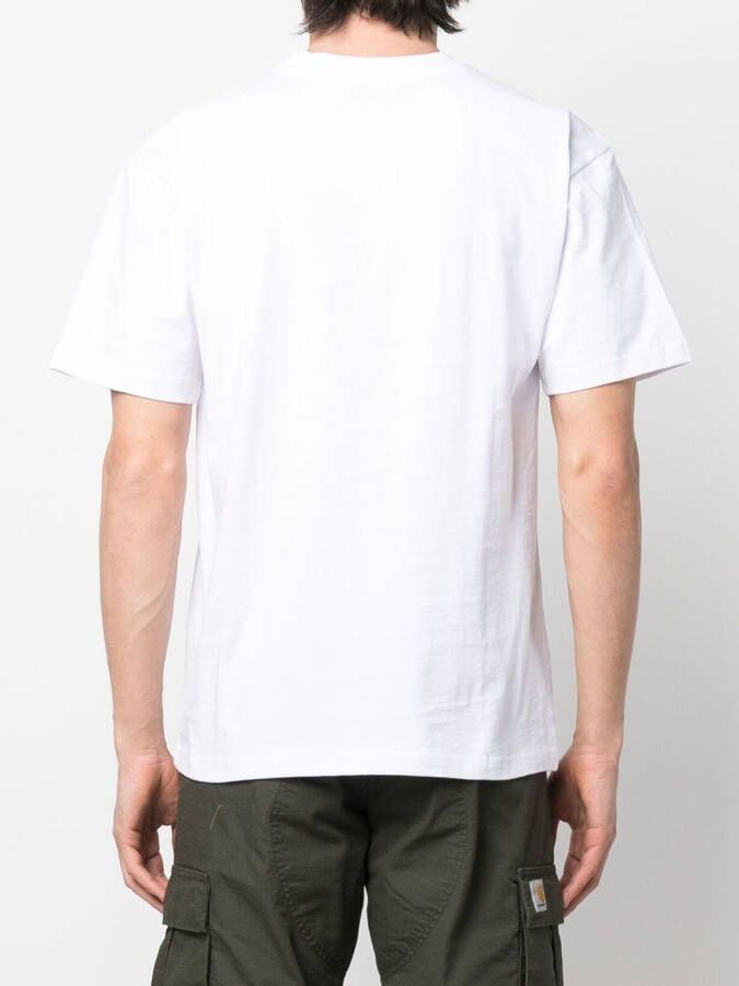 MARKET T-shirt met logoprint Wit