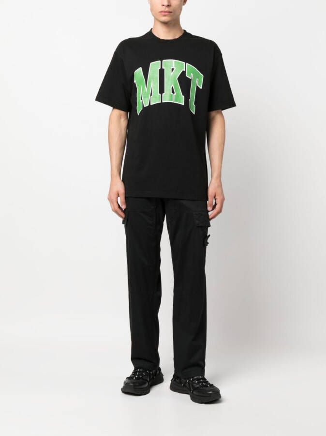 MARKET T-shirt met logoprint Zwart