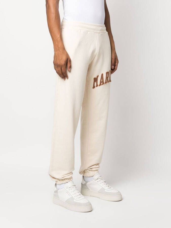MARKET Trainingsbroek met geborduurd logo Beige