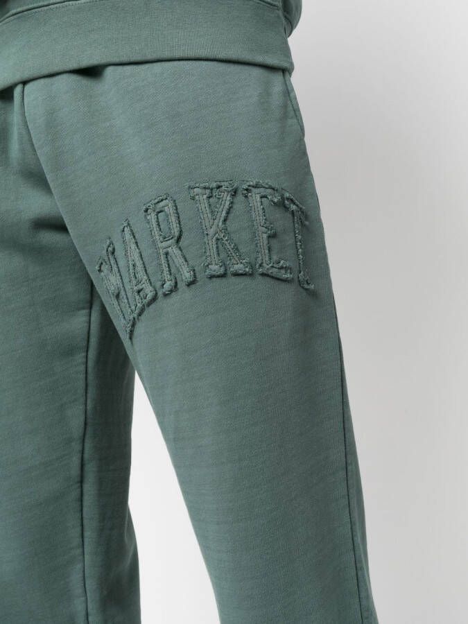 MARKET Trainingsbroek met logopatch Groen