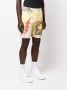 MARKET Trainingsshorts met logoprint Geel - Thumbnail 3