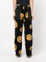 MARKET x Smiley fleece trainingsbroek Zwart - Thumbnail 4