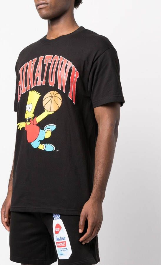 MARKET x The Simpsons Air Bart Arc T-shirt Zwart