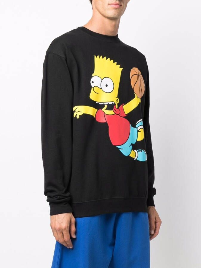 MARKET x The Simpsons Bart sweater Zwart