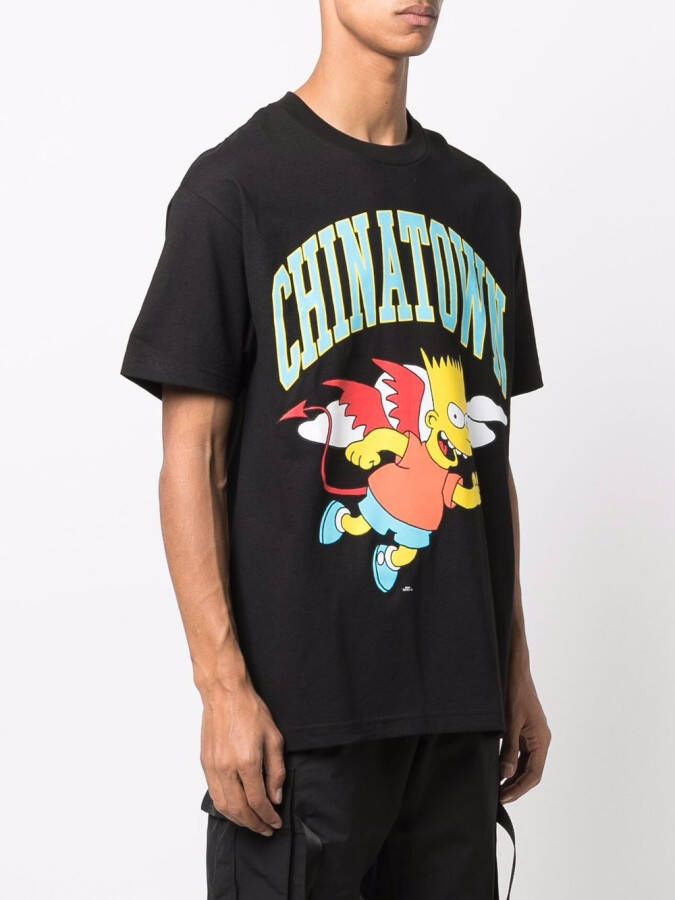 MARKET x The Simpsons Chinatown T-shirt Zwart