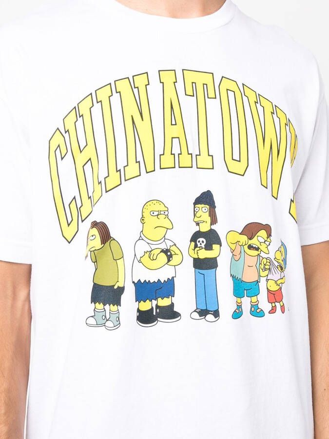 MARKET x The Simpsons Ha Arc T-shirt Wit