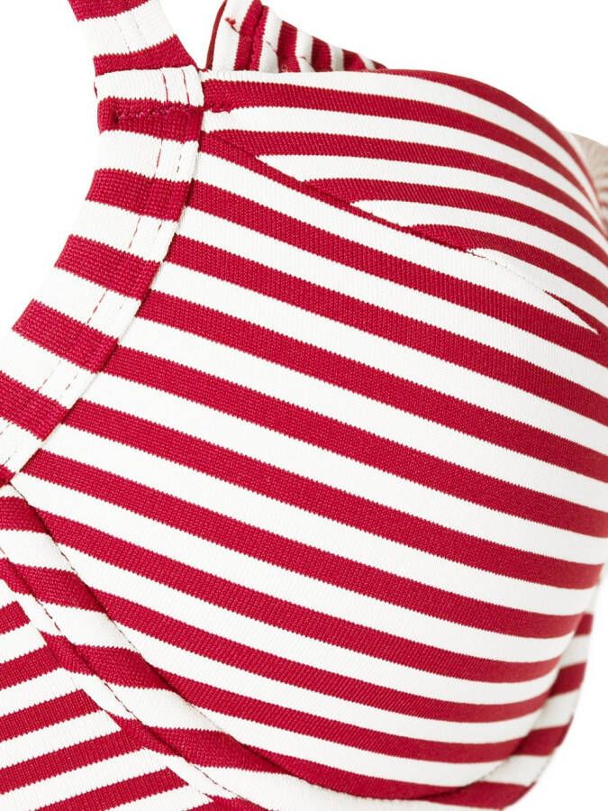 Marlies Dekkers Holi Vintage gestreepte bikini met dubbele band Rood