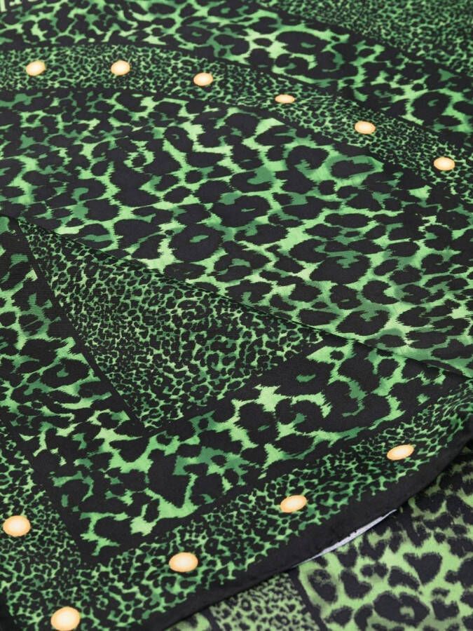 Marlies Dekkers Sjaal met luipaardprint Zwart