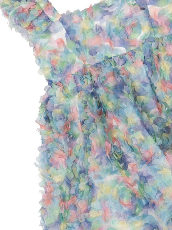 MARLO Florella jurk met textuur Veelkleurig