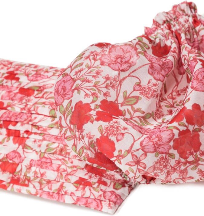 MARLO Cropped shirt Rood