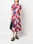Marni Mini-jurk met abstracte print Rood - Thumbnail 2