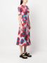 Marni Mini-jurk met abstracte print Rood - Thumbnail 3
