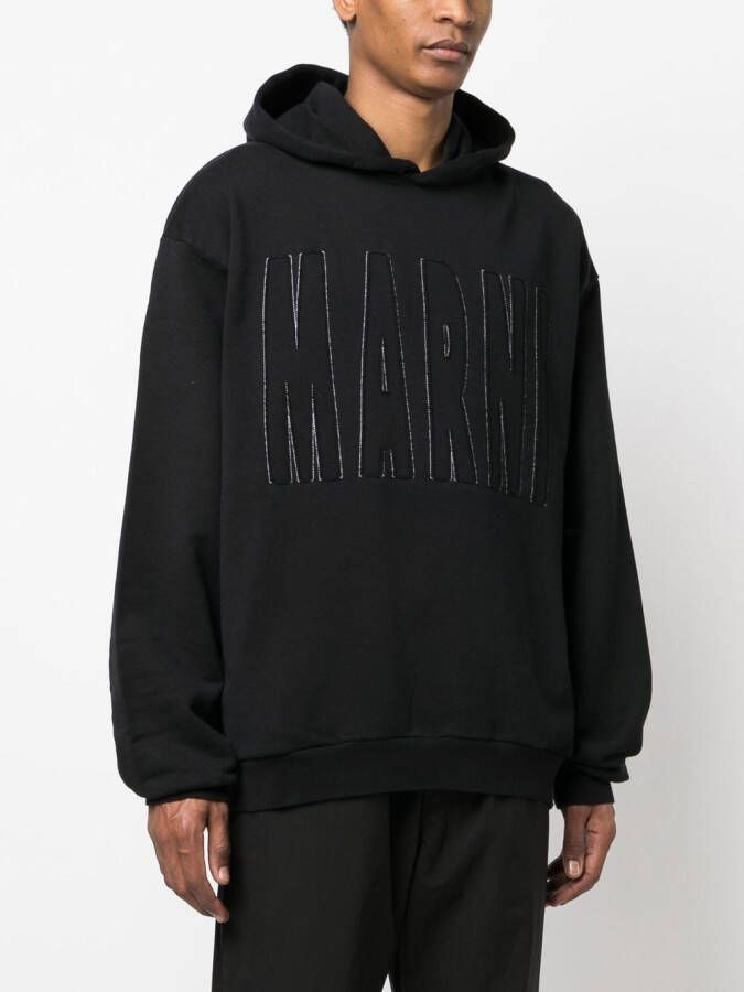 Marni Hoodie met lange mouwen Zwart