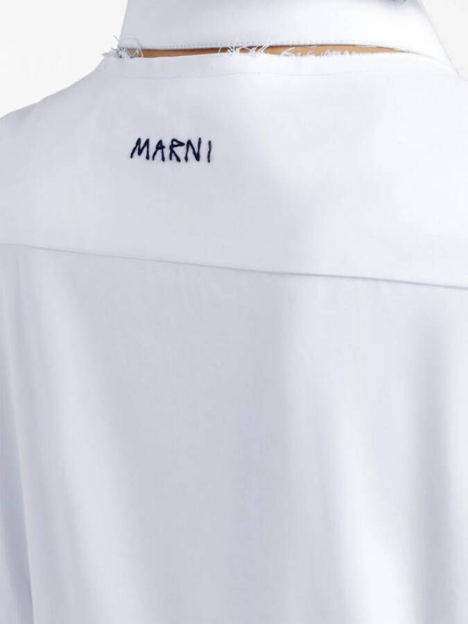 Marni Popeline blouse Wit