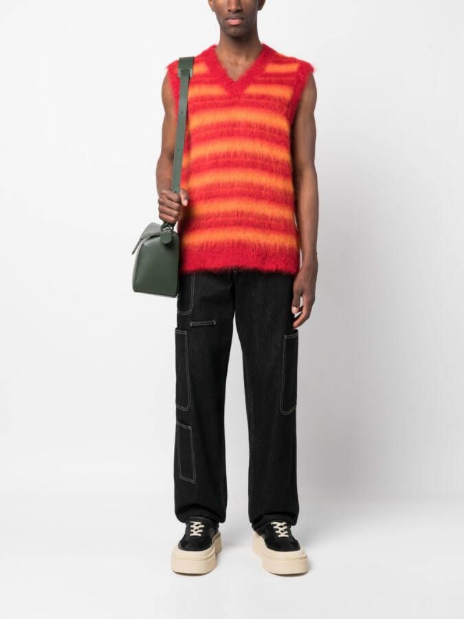 Marni Gestreept hemd Rood