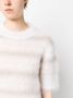 Marni T-shirt van geborsteld mohair Wit - Thumbnail 5