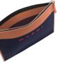 Marni Clutch met logoprint Blauw - Thumbnail 4