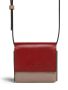 Marni Leren crossbodytas met colourblocking Beige - Thumbnail 5