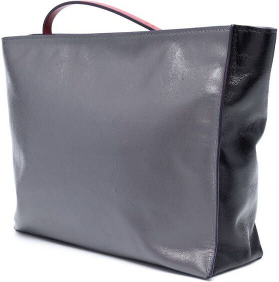 Marni Clutch met logoprint Zwart